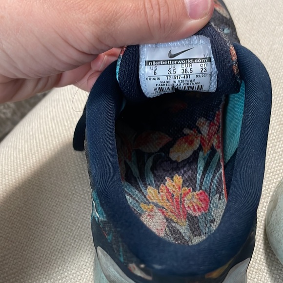 Nike Free 5.0 Photosynthesis Running Shoe 724517-401 Multicolor Floral size 6 - Picture 4 of 4